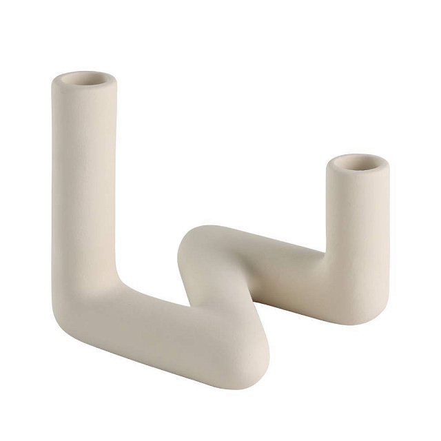 422305 Подсвечник VALAKISH L125, B83, H133 глина, бежевый в Москве 422305 Подсвечник VALAKISH L125, B83, H133 глина, бежевый