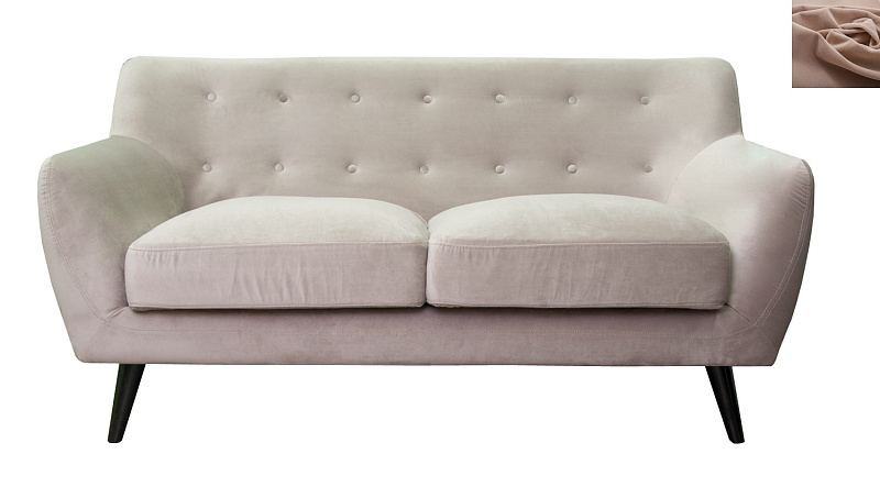 Диван с мягкими подлокотниками Albert 2 цвет коричневый в Москве Диван с мягкими подлокотниками Albert 2 цвет коричневый