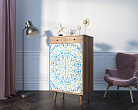 Комод "Berber" два ящика и дверки 46 принт арт BB46/Print_46 №2