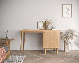 Стол рабочий Bubble Solid с правой тумбой арт BBL08S