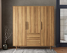Шкаф в скандинавском стиле "Bruni" трехстворчатый арт BR27/3 №2