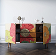 Комод "Berber" с ящиками 5 принт арт BB14/Print_05 №1