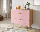Комод с четыремя ящиками "Line" LN14/GR1/pink №2