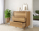Комод в Скандинавском стиле "Bruni" на три ящика арт BR07 №1
