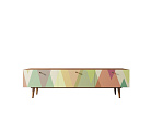 Комод "Berber" с ящиками низкий под TV принт 16 арт BB19/Print_16 №2
