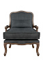 Мягкое кресло модерн Nitro Black V2