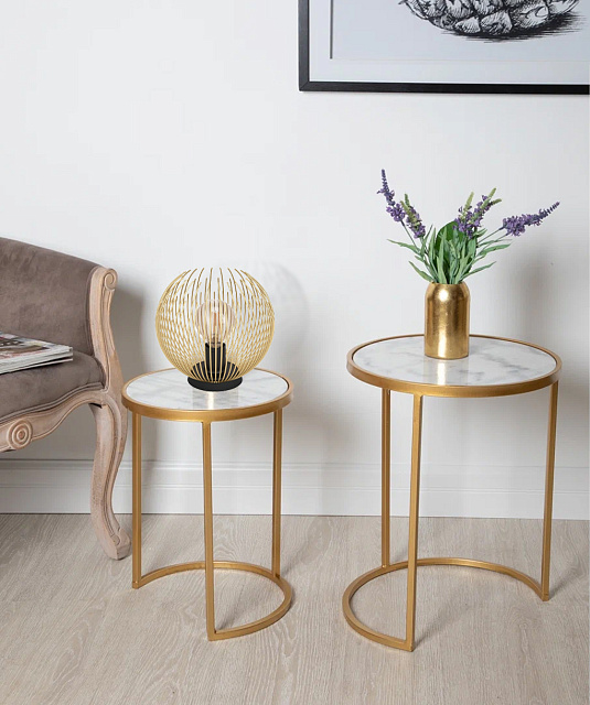 900168 Настольная лампа VENEZUELA, 1x40W(E27), сталь, черный, золотой в Москве 900168 Настольная лампа VENEZUELA, 1x40W(E27), сталь, черный, золотой