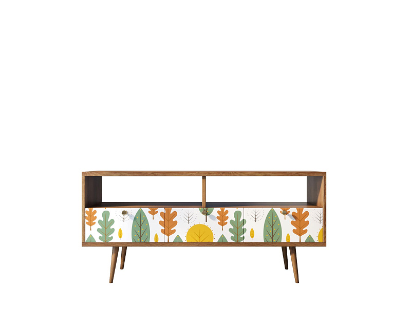 Консоль "Berber" с тремя ящиками принт 30 арт BB23/Print_30