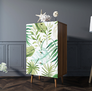 Комод высокий "Berber" принт 4 арт BB10/Print_04