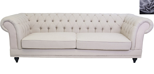 Диван мягкий арт-деко Neylan темно серый