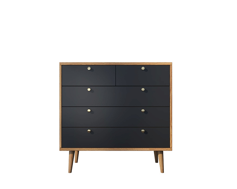 Комод "Berber" пять ящиков 33 принт арт BB36/Print_33