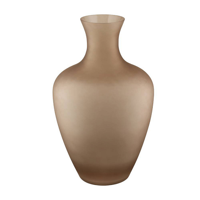 421379 Ваза декоративная LONGKALI, H650, ?400, стекло, коричневый сатин в Москве 421379 Ваза декоративная LONGKALI, H650, ?400, стекло, коричневый сатин
