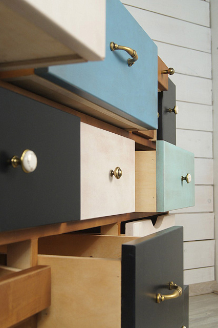 Комод «Aquarelle Birch» 14 ящиков арт RE-13ETG/4 в Москве Комод «Aquarelle Birch» 14 ящиков арт RE-13ETG/4