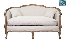 Диван ампир Darcy 2 цвет голубой в Москве