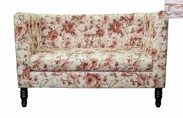 Диван прованс Rose Flower розовый