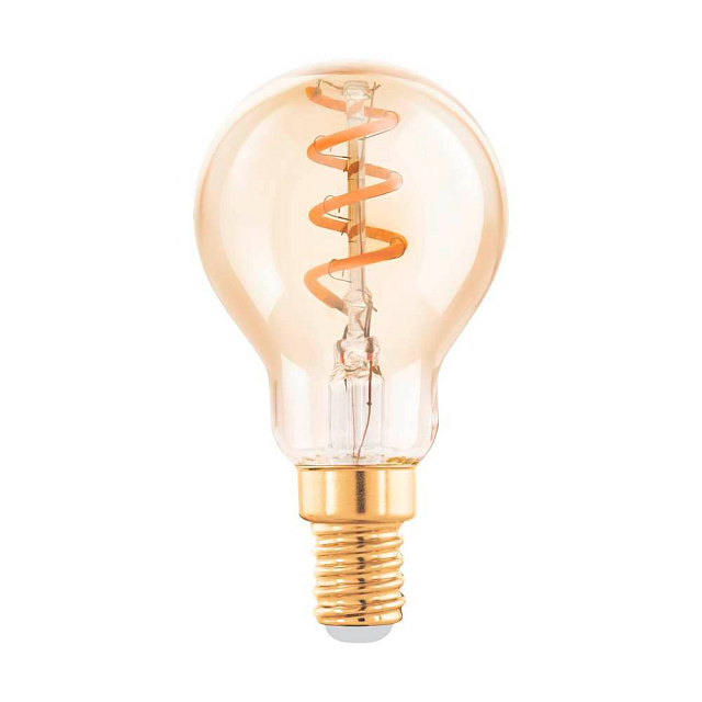 Лампа светодиодная P45, 4W(E14), 2000K, 145lm, янтарный в Москве Лампа светодиодная P45, 4W(E14), 2000K, 145lm, янтарный