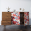 Комод "Berber" с двумя дверками и ящиками 2 принт арт BB05/Print_02 №1