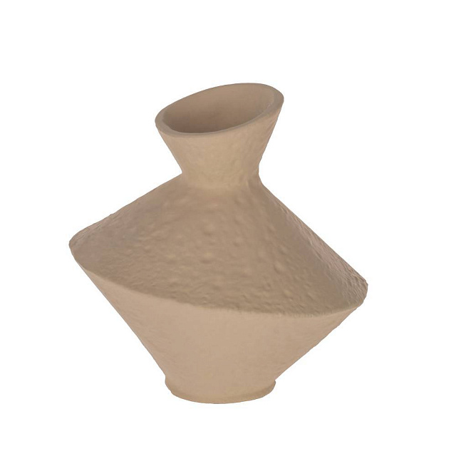 421157 Ваза декоративная CANTILAN, H160, ?150, алюминий, кремовый в Москве 421157 Ваза декоративная CANTILAN, H160, ?150, алюминий, кремовый