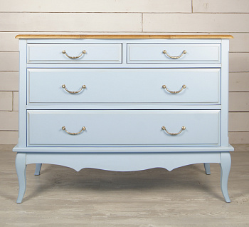 Комод «Leontina Blue» на 4 ящика арт ST9315B
