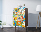 Комод высокий "Berber" 1 принт арт BB10/Print_01 №4