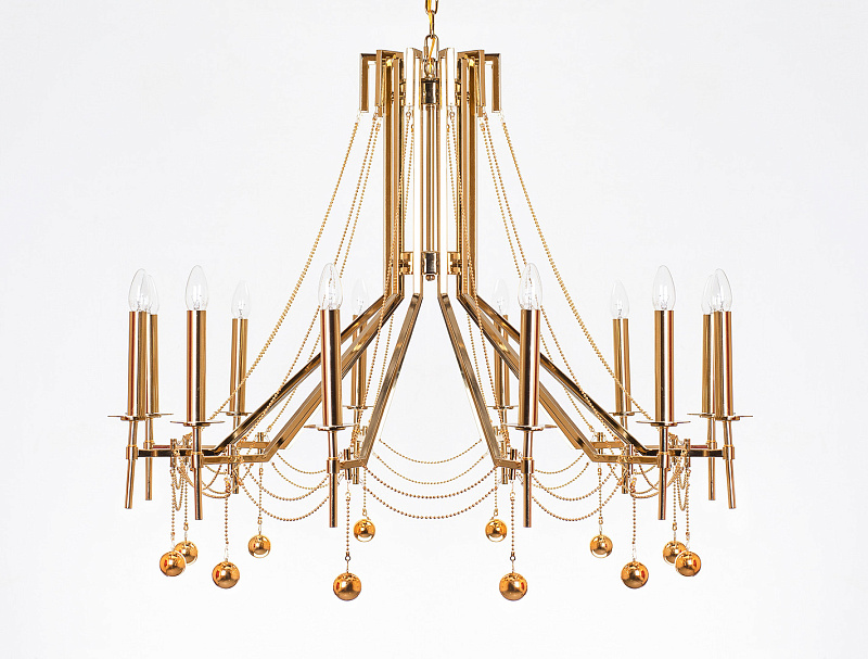 Люстра Rocco Gold 12 в Москве Люстра Rocco Gold 12