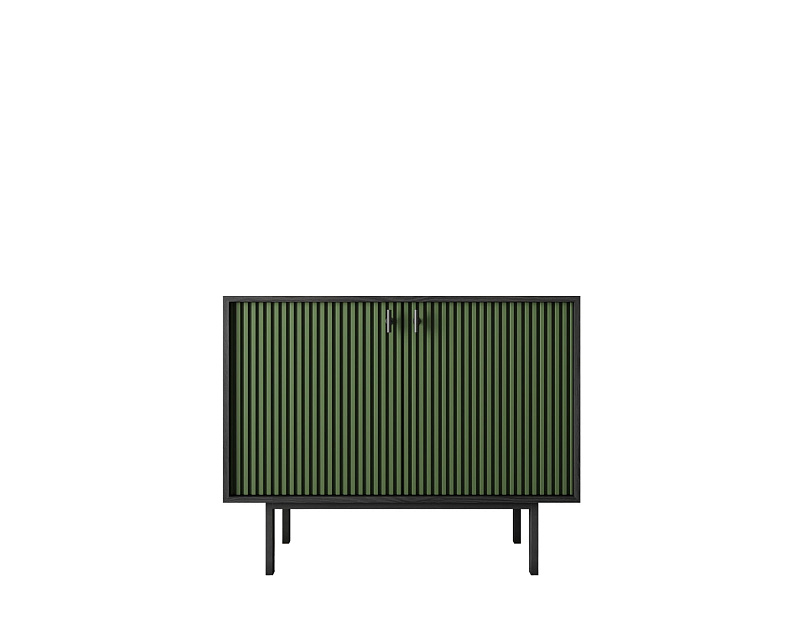 Комод с двумя дверками "Emerson" арт EM02/green/L