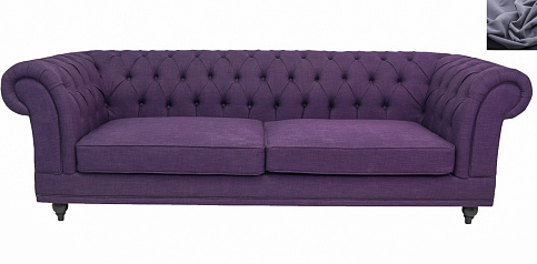 Диван мягкий арт-деко Neylan Purple серый в Москве