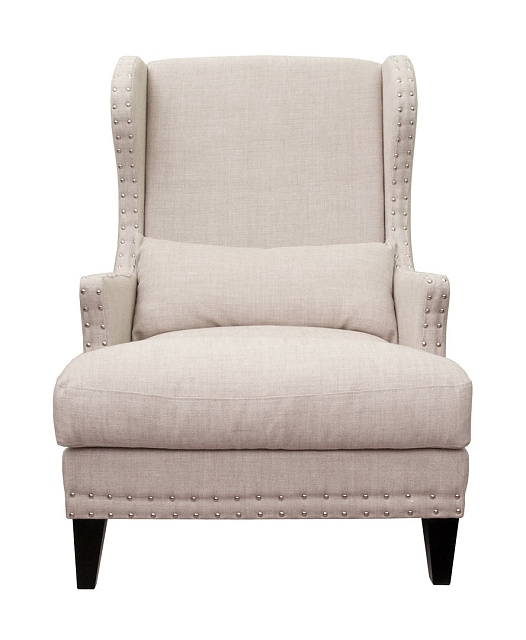 Мягкое полукресло с подлокотниками Agon Beige