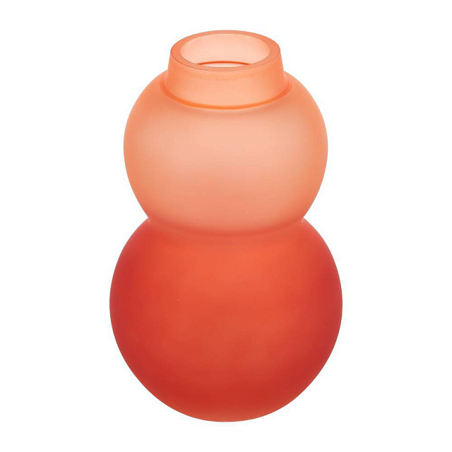 421352 Ваза декоративная BEVATO, H225, ?140, стекло, красный, розовый сатиновый в Москве 421352 Ваза декоративная BEVATO, H225, ?140, стекло, красный, розовый сатиновый