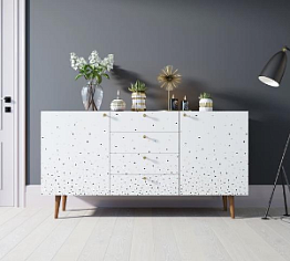 Комод "Berber" с ящиками 15 принт арт BB14/Print_15