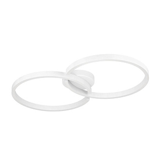 900954 Потолочный светильник AMANDOLO, 19,5W(LED), 2400lm, L675, B380, H65, алюминий, сталь, белый/пластик, белый