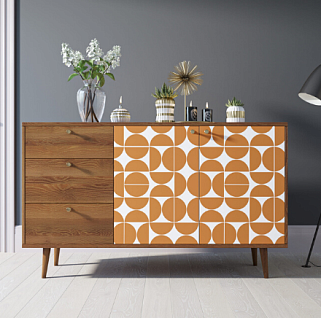 Комод "Berber" с двумя дверками и ящиками 14 принт арт BB05/Print_14