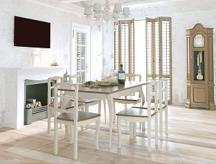 Стол и шесть стульев из коллекции "Leontina" арт Leontina-11