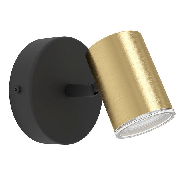 300583 Спот CONSUMA 1, 1X5W(GU10), IP44,сталь, черный, латунь состаренный в Москве 300583 Спот CONSUMA 1, 1X5W(GU10), IP44,сталь, черный, латунь состаренный