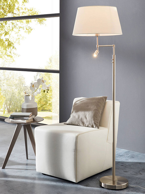 Торшер (напольный светильник) SANTANDER с лампой для чтения