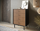 Комод вертикальный с четырьмя ящиками "Emerson" арт EM18 №2