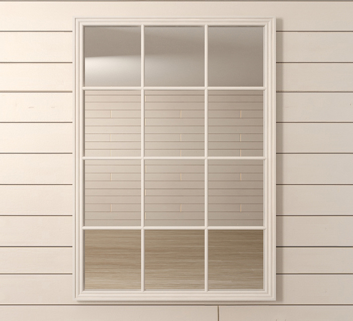 Зеркало "Florence" белое арт 201-10ETG в Москве Зеркало "Florence" белое арт 201-10ETG