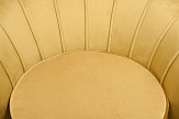 Низкое кресло ракушка Pearl Yellow №5