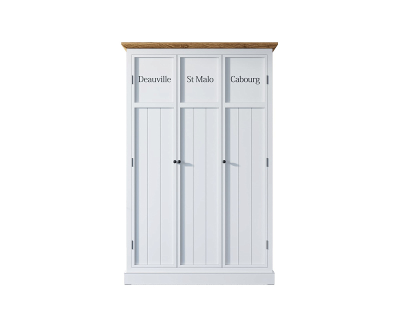 Шкаф трехстворчатый для детской "Palermo" в стиле прованс арт PL1027-3 в Москве Шкаф трехстворчатый для детской "Palermo" в стиле прованс арт PL1027-3