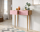 Консоль с двумя ящиками "Line" LN16/GR1/pink №1
