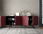 Комод с четыремя дверками "Emerson" арт EM01/red/L №1