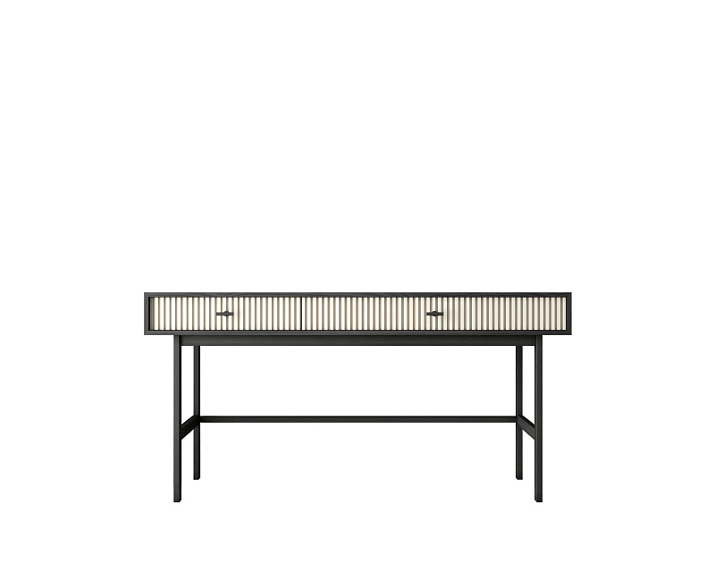 Консоль с двумя ящиками "Emerson" арт EM22/milky/L в Москве Консоль с двумя ящиками "Emerson" арт EM22/milky/L