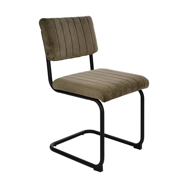 424944 Стул MASANTOL,L490,B550,H825,металл,черный/полиэстер,зеленый в Москве 424944 Стул MASANTOL,L490,B550,H825,металл,черный/полиэстер,зеленый