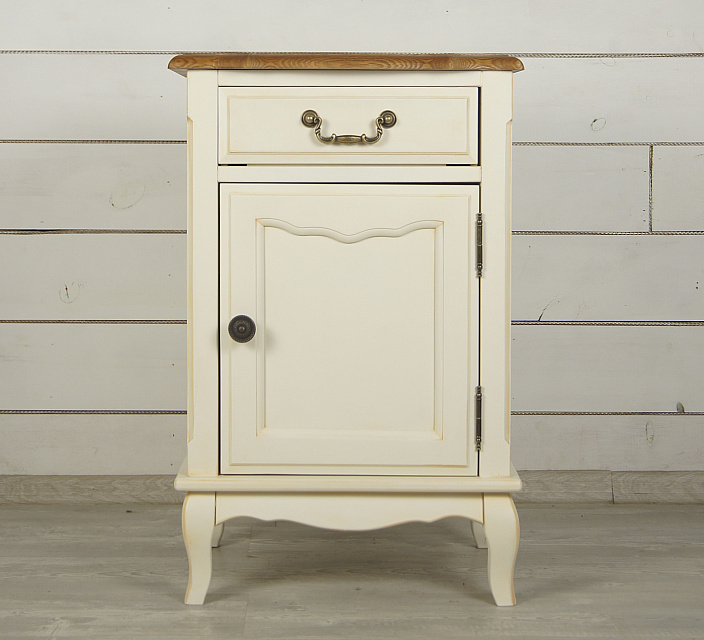 Прикроватная тумба "Leontina" с ящиком и дверцей арт ST9323