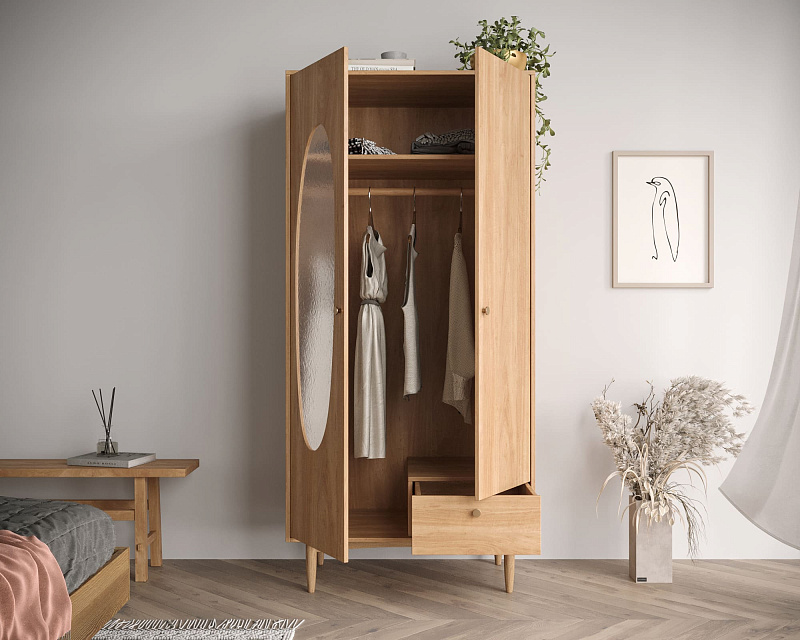 Шкаф трехстворчатый Bubble арт BBL114