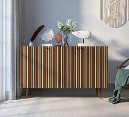 Комод "Berber" три дверки 20 принт арт BB01/Print_20