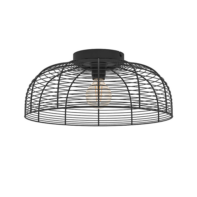 43896 Потолочная люстра RINROE, 1х40W (E27), H200, ?450, сталь, черный в Москве 43896 Потолочная люстра RINROE, 1х40W (E27), H200, ?450, сталь, черный