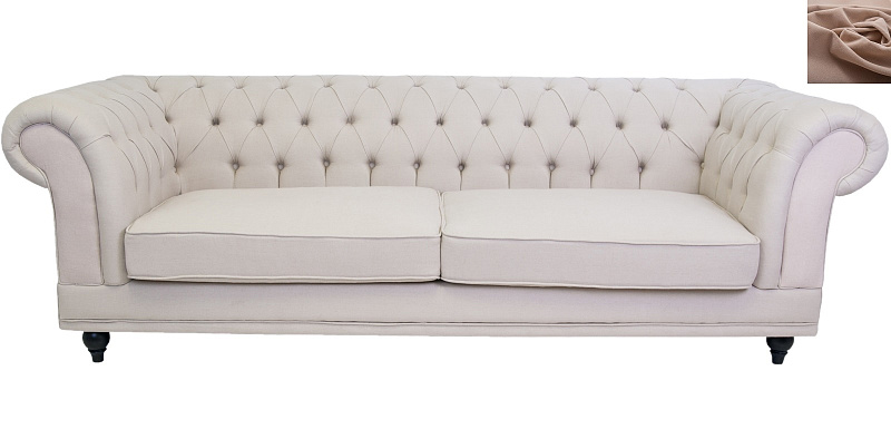 Диван мягкий арт-деко Neylan коричневый в Москве Диван мягкий арт-деко Neylan коричневый