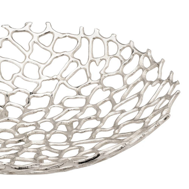 427489 Чаша декоративная KIMITSU, ?380, H75, никель в Москве 427489 Чаша декоративная KIMITSU, ?380, H75, никель