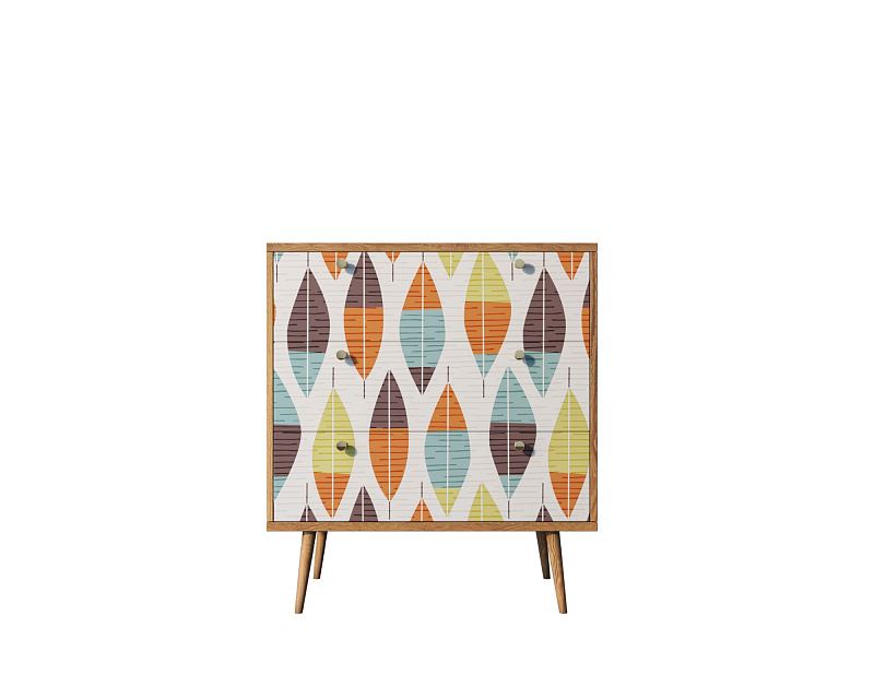Комод "Berber" три ящика 48 принт арт BB40/Print_48